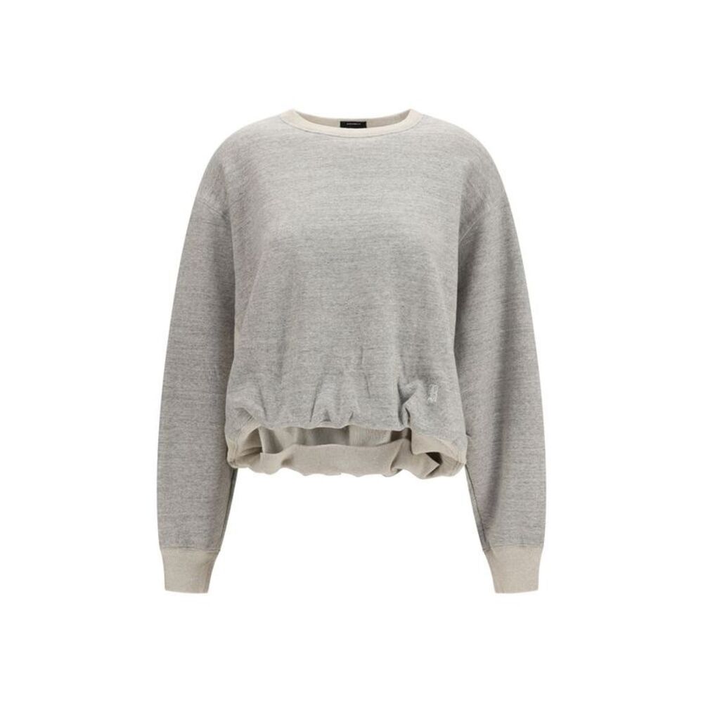 R13 Gray Cotton Women's Sweatshirt